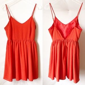 Asos Petite Orange Mini Dress Size 4P